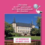 Chapitre solennel – « Chapitre avec l&rsquo;Union Internationale des Alsaciens »