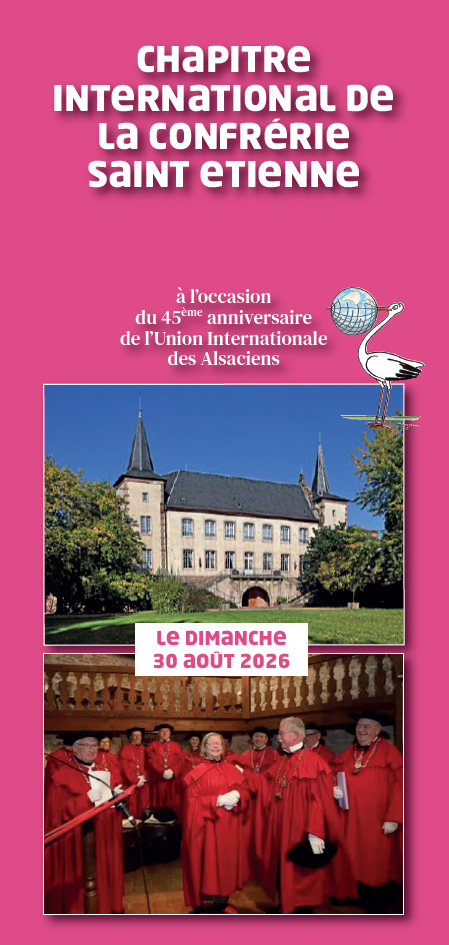 Chapitre solennel – « Chapitre avec l&rsquo;Union Internationale des Alsaciens »